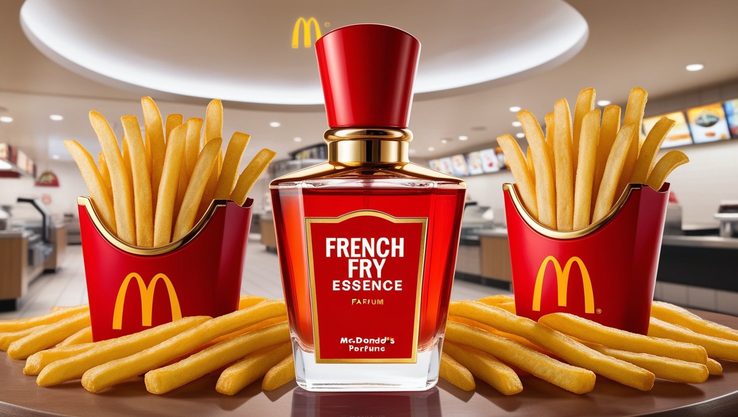 McDonald's Pommes-Parfum: Ein viraler Scherz, der Fast-Food-Liebhaber begeistert und zum Schmunzeln anregt.